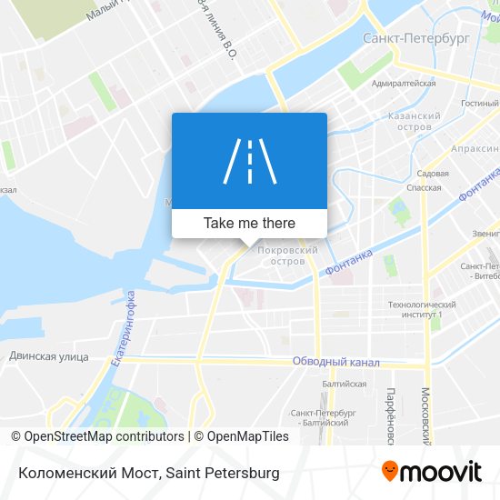 Коломенский Мост map