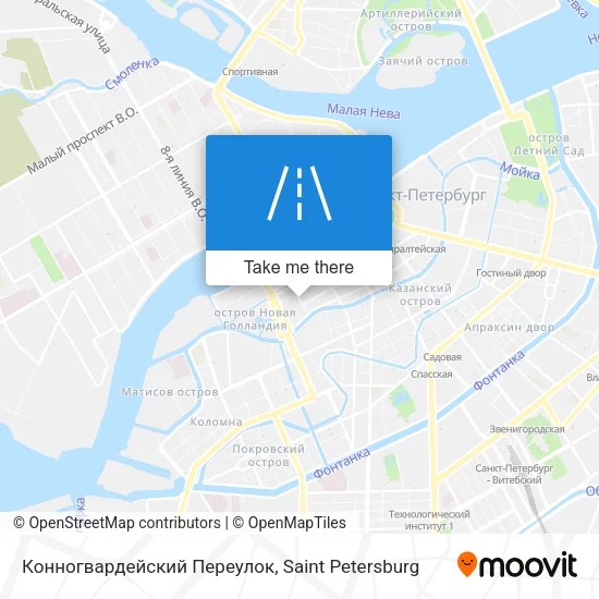 Конногвардейский Переулок map