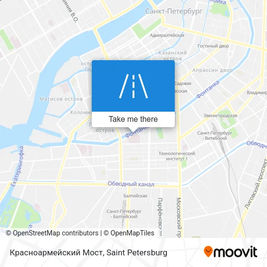 Красноармейский Мост map