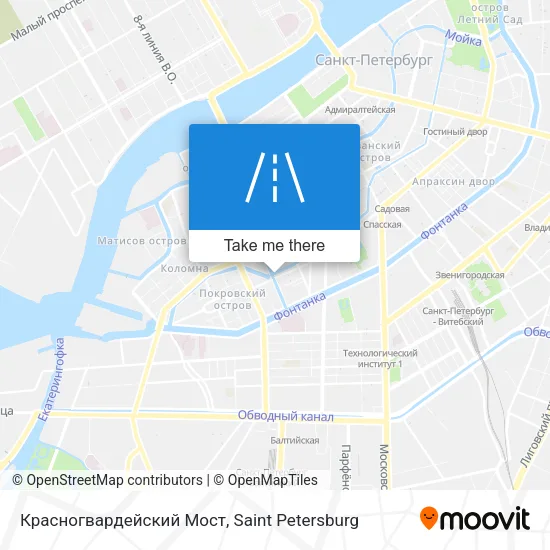 Красногвардейский Мост map