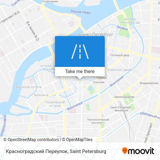 Красноградский Переулок map