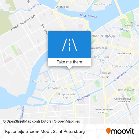 Краснофлотский Мост map