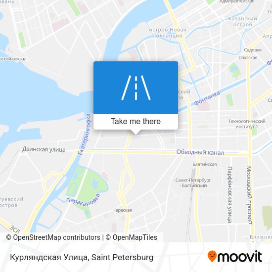 Курляндская Улица map