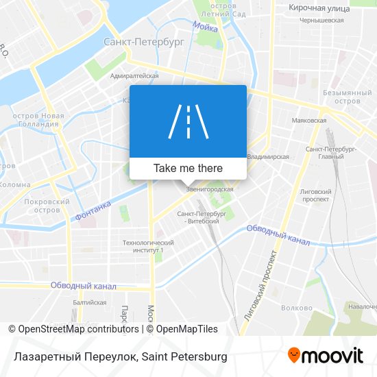 Лазаретный Переулок map