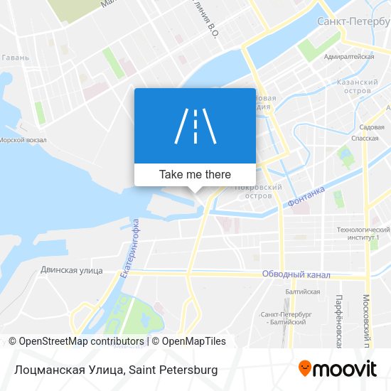 Лоцманская Улица map
