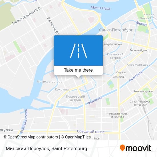 Минский Переулок map