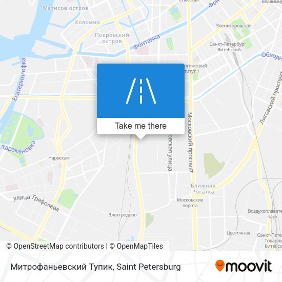 Митрофаньевский Тупик map