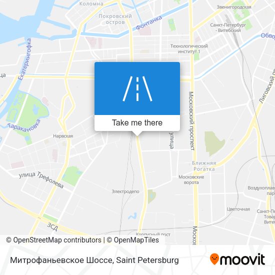 Митрофаньевское Шоссе map