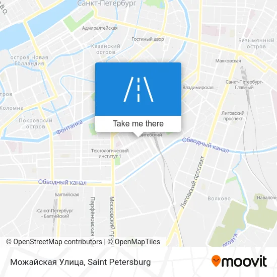 Можайская Улица map