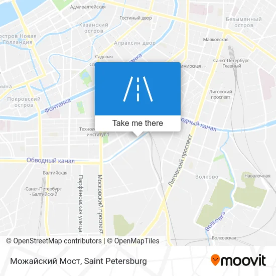 Можайский Мост map