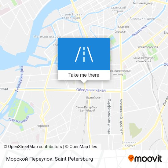 Морской Переулок map