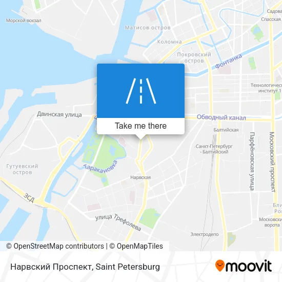 Нарвский Проспект map