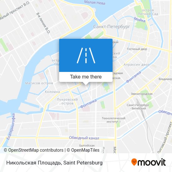 Никольская Площадь map