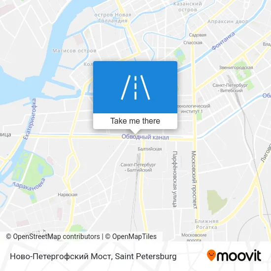 Ново-Петергофский Мост map