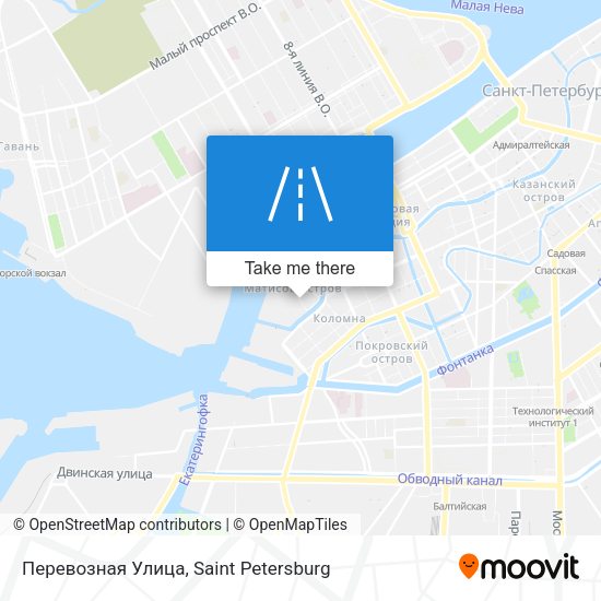 Перевозная Улица map