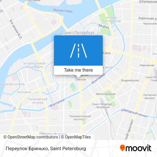 Переулок Бринько map