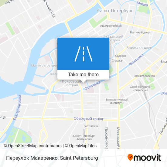 Переулок Макаренко map