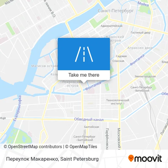 Переулок Макаренко map