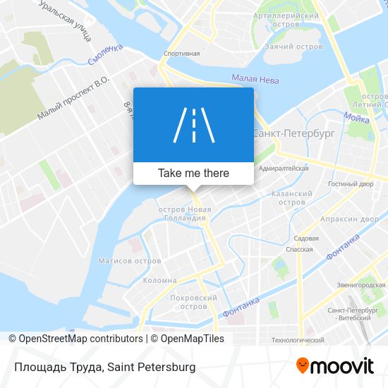 Площадь Труда map