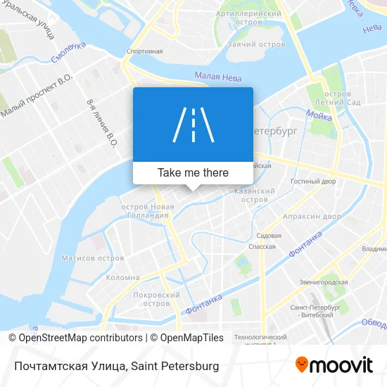 Почтамтская Улица map