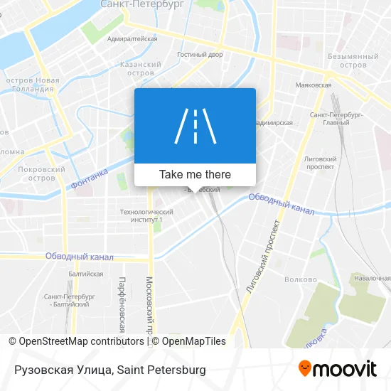 Рузовская Улица map