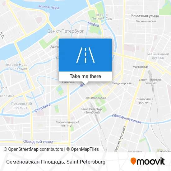 Семёновская Площадь map