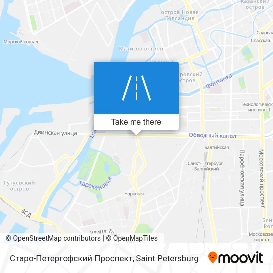 Старо-Петергофский Проспект map