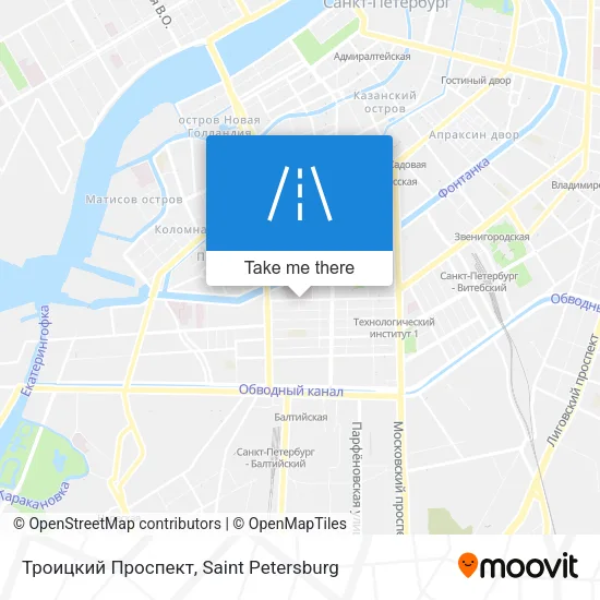 Троицкий Проспект map
