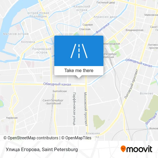 Улица Егорова map