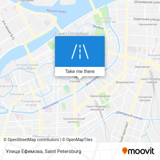 Улица Ефимова map