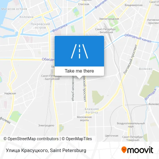 Улица Красуцкого map