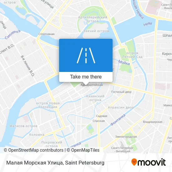Малая Морская Улица map