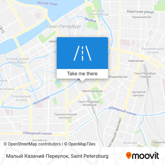 Малый Казачий Переулок map