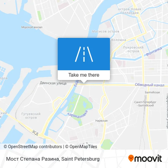 Мост Степана Разина map