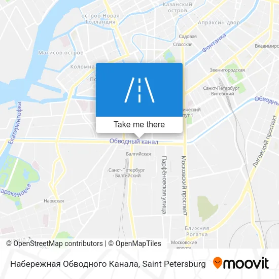 Набережная Обводного Канала map