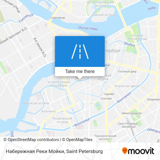 Набережная Реки Мойки map