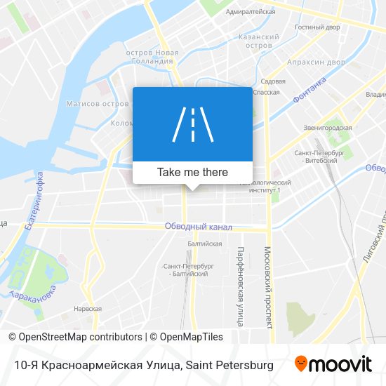 10-Я Красноармейская Улица map