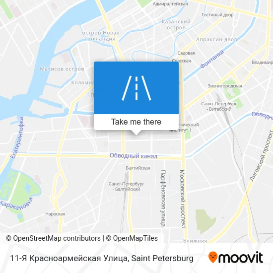 11-Я Красноармейская Улица map
