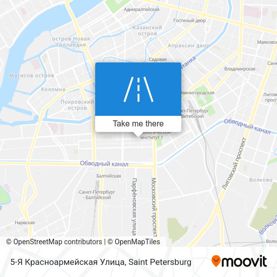5-Я Красноармейская Улица map