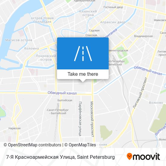 7-Я Красноармейская Улица map