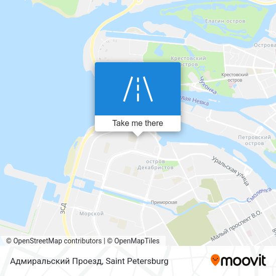 Адмиральский Проезд map