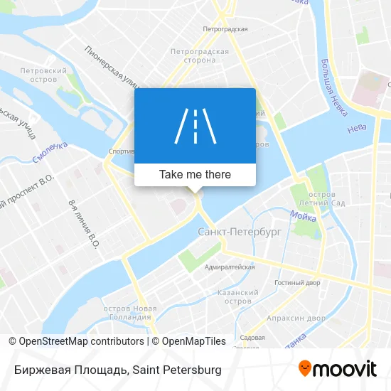 Биржевая Площадь map
