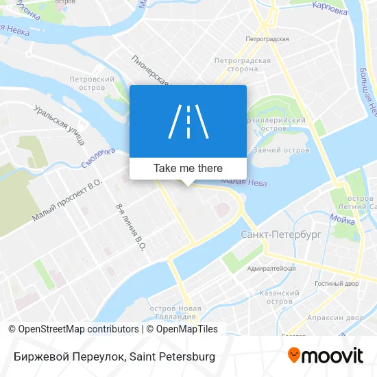 Биржевой Переулок map