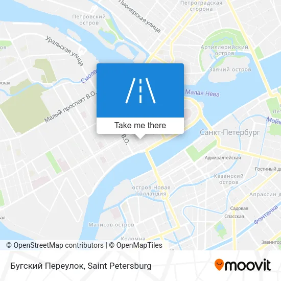 Бугский Переулок map