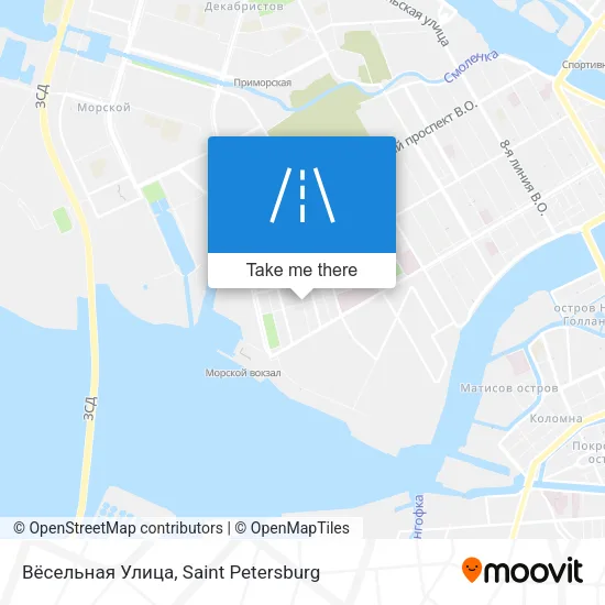 Вёсельная Улица map