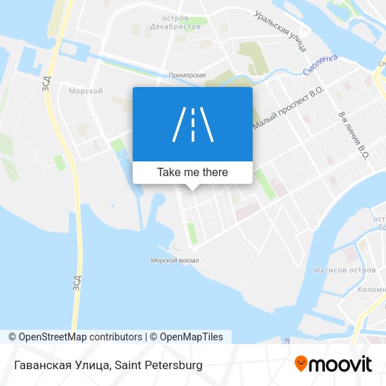 Гаванская Улица map