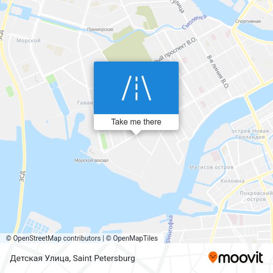 Детская Улица map