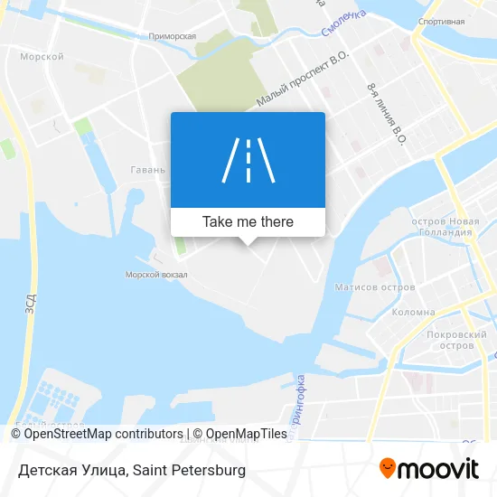 Детская Улица map