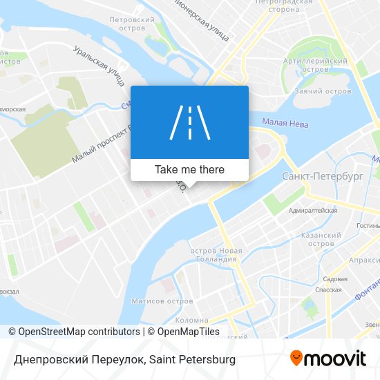 Днепровский Переулок map
