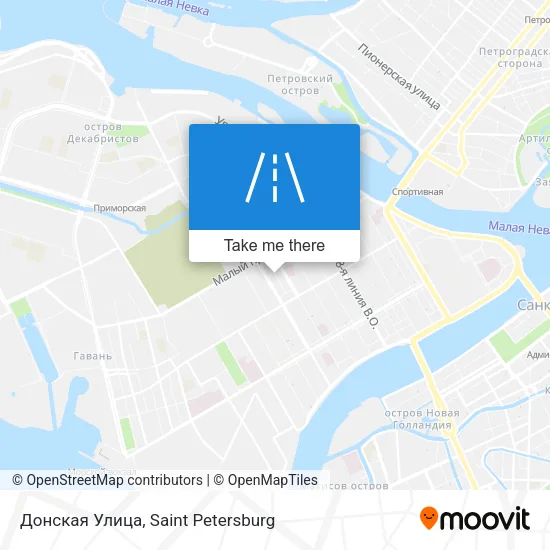 Донская Улица map